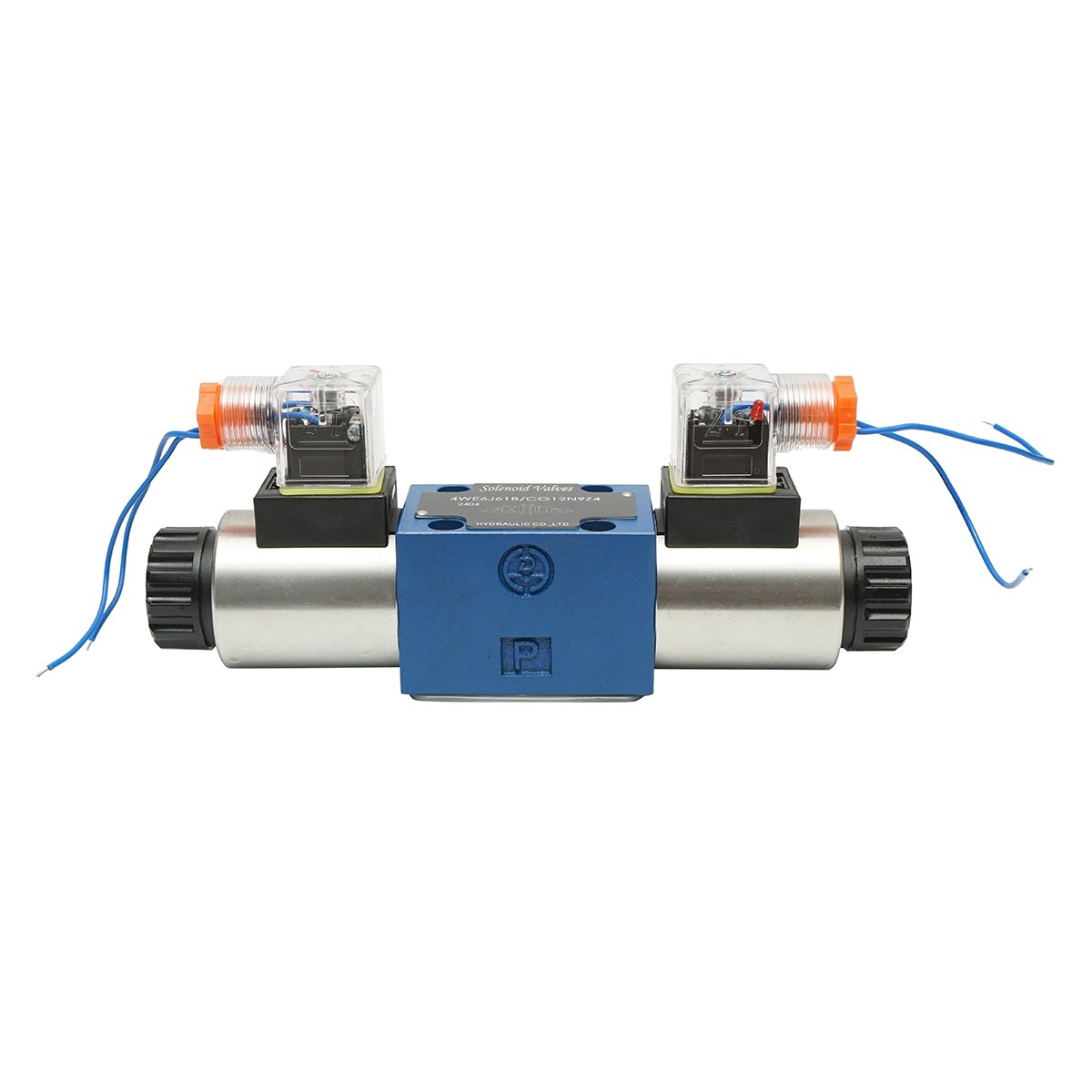 Electrovalva directionala 12VDC 25W pentru 6 cai control debit instalatii hidraulice HDQX126J 4WE6J61B CG12N9Z4